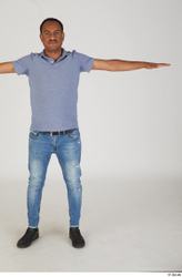 Whole Body Man T poses Casual Slim Standing Street photo references